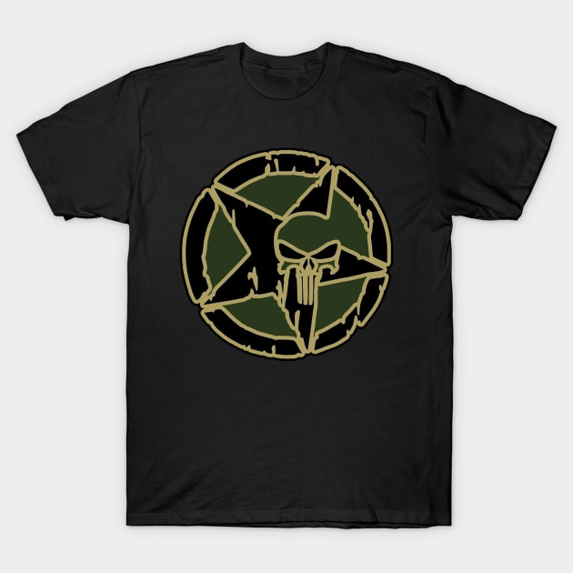 Tactical Military Skull T-Shirt by  The best hard hat stickers 